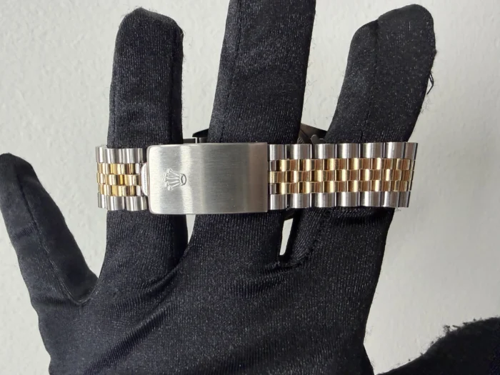 Rolex Datejust Champagne Stick Dial on D-Link Jubilee Ref. 16013 - Image 3