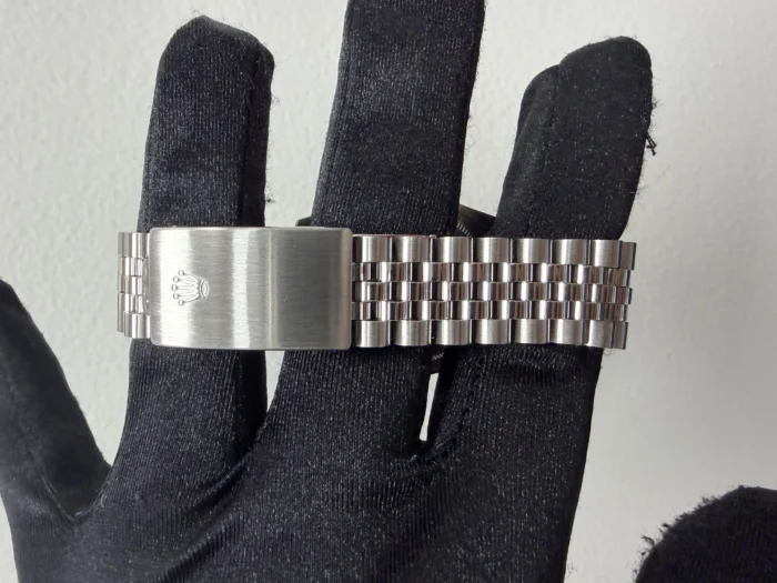 Rolex Datejust Silver Stick Dial on D-Link Jubilee Ref. 16220 - Image 3