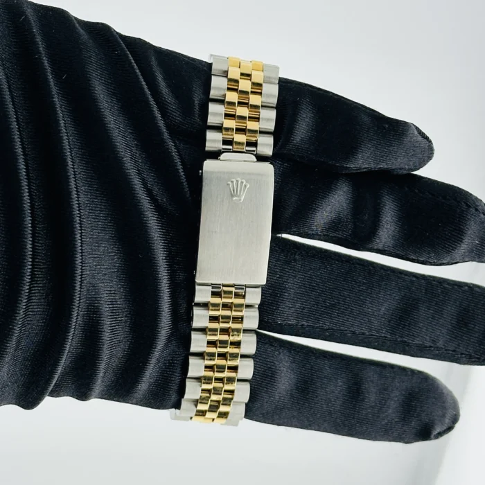Rolex Datejust Champagne Stick Dial on D-Link Jubilee Ref. 16233 - Image 3