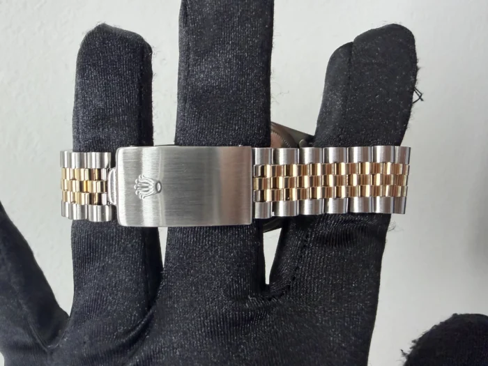 Rolex Datejust Champagne Linen Dial on D-Link Jubilee Ref. 16013 - Image 3
