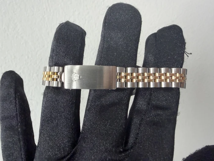 Rolex Datejust Lady Champagne Stick Dial on D-Link Jubilee Ref. 69173 - Image 3
