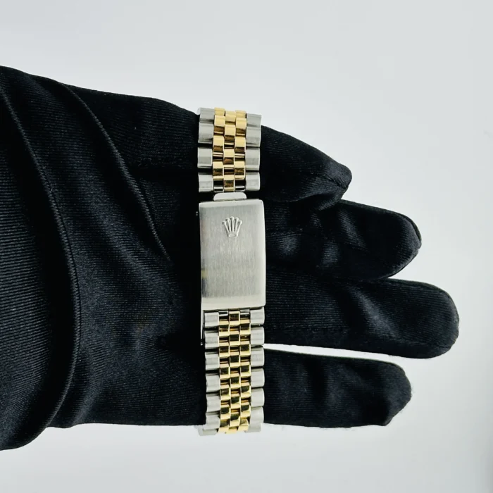 Rolex Datejust Champagne Diamond Factory Dial on D-Link Jubilee Ref. 16233 - Image 4