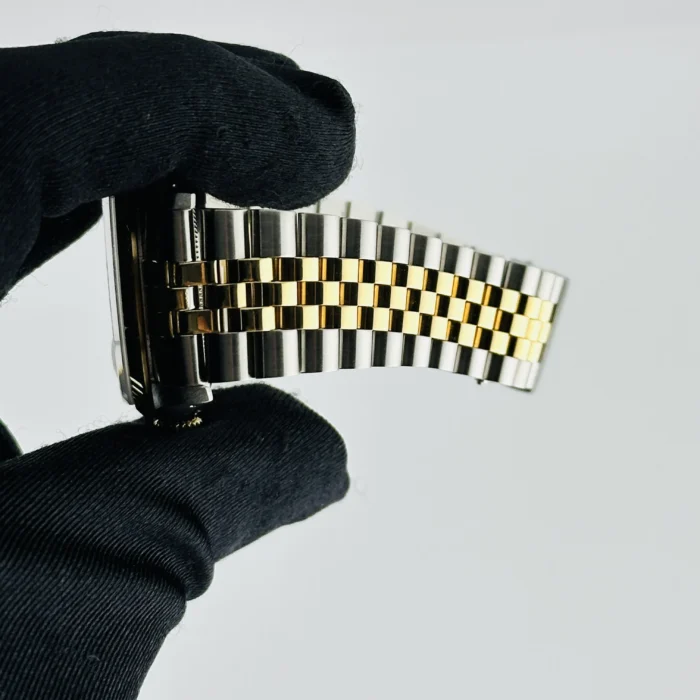 Rolex Datejust Champagne Diamond Factory Dial on D-Link Jubilee Ref. 16233 - Image 5