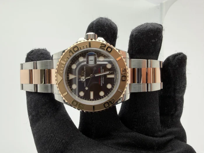 Rolex Yacht-Master Chocolate Dial on Oyster Ref. 116621 with New Style Card (White) 2017 - Image 2