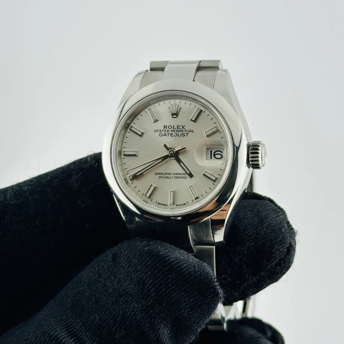 Rolex Datejust Lady Silver Index Dial on Oyster Ref. 279160 - Image 3