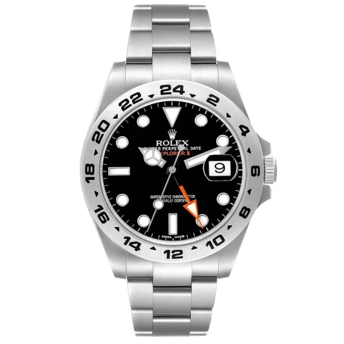 Rolex Explorer II Black Dial on Oyster Ref. 216570 with Card (New Style White) 2020 - Image 1