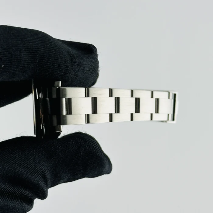 Rolex Oyster Perpetual Black Dial on Oyster Bracelet Ref. 176200 with New Style Card (White) 2017 - Image 5