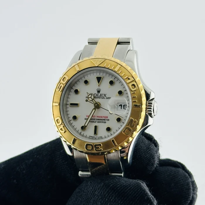Rolex Yacht-Master Ladies White Dial on Oyster Ref. 69623 - Image 3