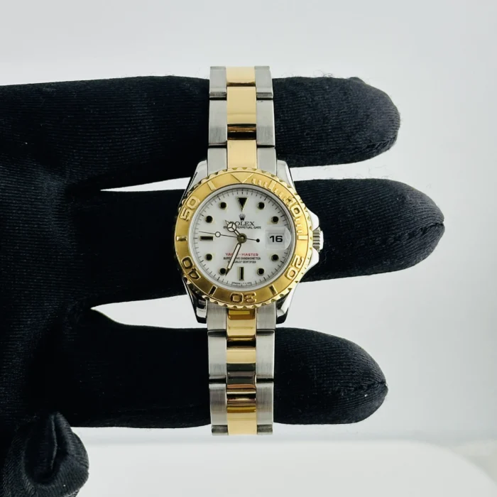 Rolex Yacht-Master Ladies White Dial on Oyster Ref. 69623 - Image 2