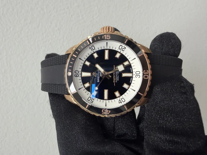 Breitling Superocean Automatic Black Dial on Rubber Strap Ref. R17375211B1S1 with Card 2026 - Image 2