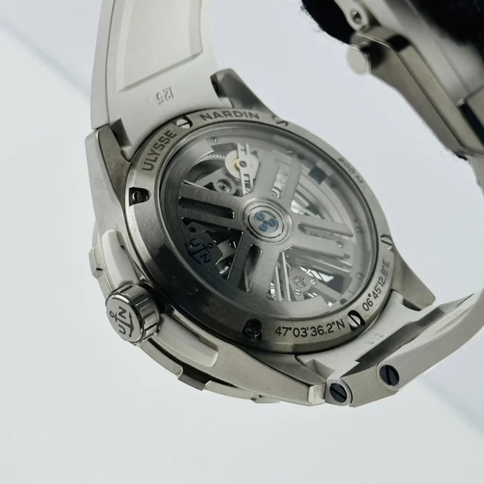 Ulysse Nardin Diver X Skeleton Gray Skeleton Dial on Rubber Ref. 3723-170-1A with Card 2023 - Image 7