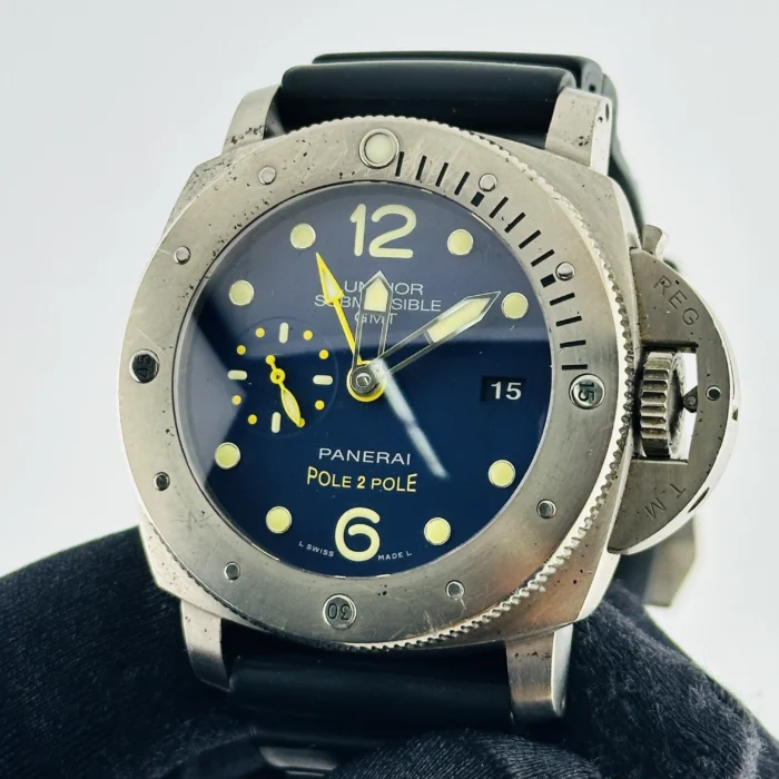 Panerai Luminor Submersible Blue Dial on Rubber Ref. PAM00719 with Papers 2017 - Image 3