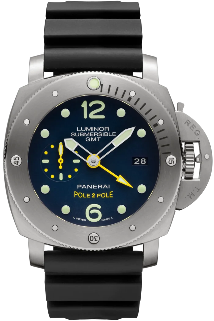 Panerai Luminor Submersible Blue Dial on Rubber Ref. PAM00719 with Papers 2017 - Image 1