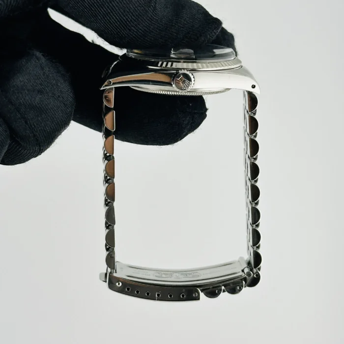 Rolex Datejust Silver Stick Dial on D-Link Jubilee Ref. 16014 - Image 6