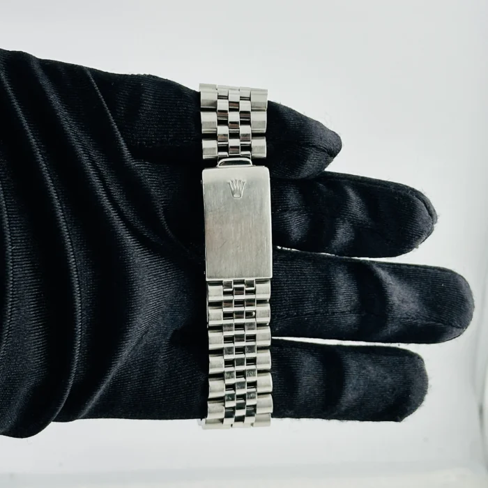 Rolex Datejust Silver Stick Dial on D-Link Jubilee Ref. 16014 - Image 4