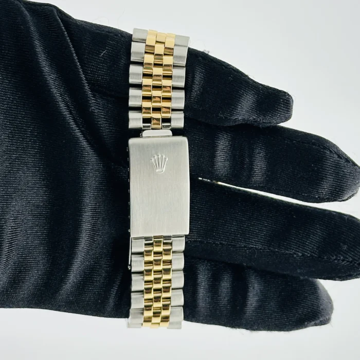 Rolex Datejust Champagne Stick Dial on D-Link Jubilee Bracelet Ref. 16013 - Image 4