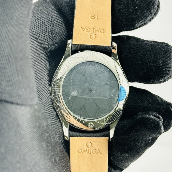 Omega De Ville Trésor Black Dial on Fabric Strap Ref. 428.17.39.60.01.001 with Card - Image 8