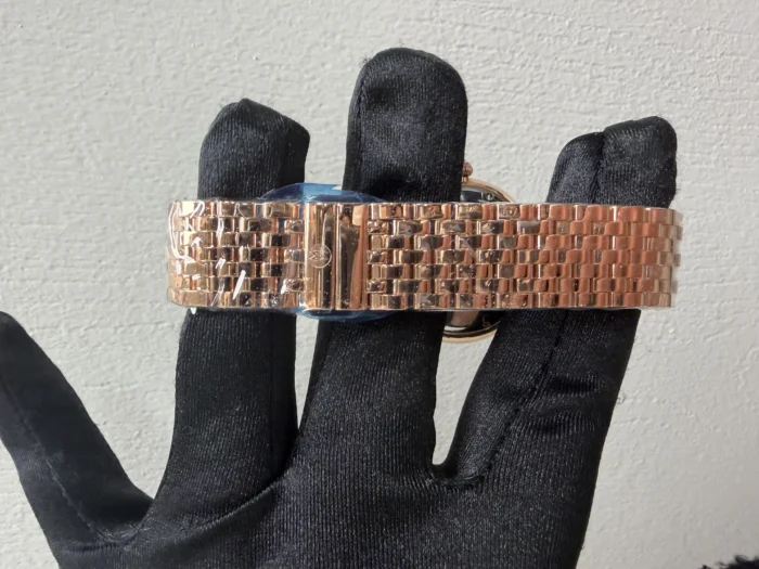 Michele Brown Dial Set with Diamonds Dial Ref. MWW21B000113 with Card - Image 3