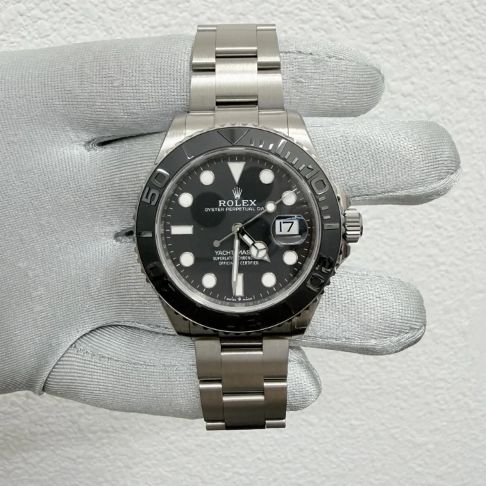 Rolex Rlx Titanium Yacht-Master 42 Black Dial on Oyster Ref. 226627 with Card (New Style Green) 2026 - Image 2
