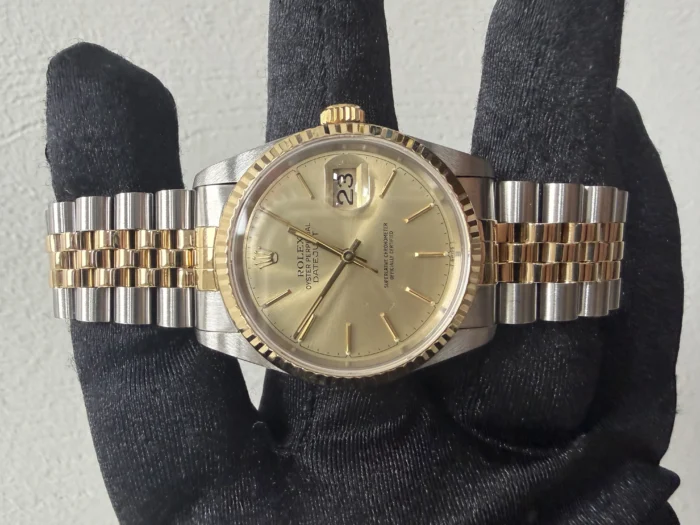 Rolex Datejust Gold Dial on Jubilee Ref. 16233 - Image 2