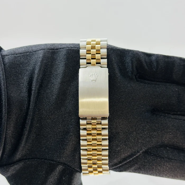 Rolex Datejust Champagne Diamond Factory Dial on D-Link Jubilee Ref. 16233 - Image 4