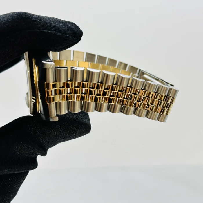 Rolex Datejust Champagne Diamond Factory Dial on D-Link Jubilee Ref. 16233 - Image 5
