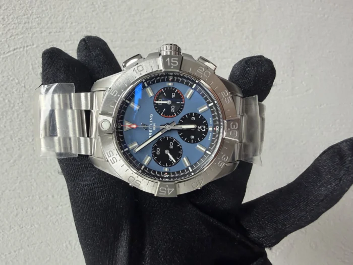Breitling Avenger B01 Chronograph Blue Dial on Bracelet Ref. AB0147101C1A1 with Card 2026 - Image 2
