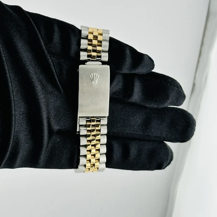 Rolex Datejust Champagne Stick Dial on D-Link Jubilee Ref. 16233 - Image 2