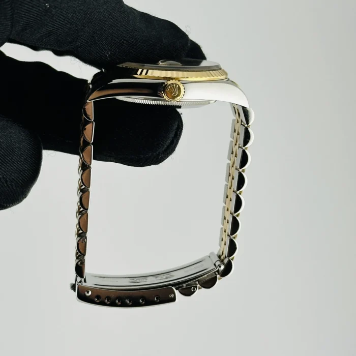 Rolex Datejust Champagne Stick Dial on D-Link Jubilee Ref. 16233 - Image 4