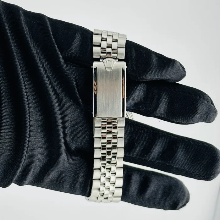 Rolex Datejust White Refinished Dial on Folded Jubilee Ref. 1601 - Image 2