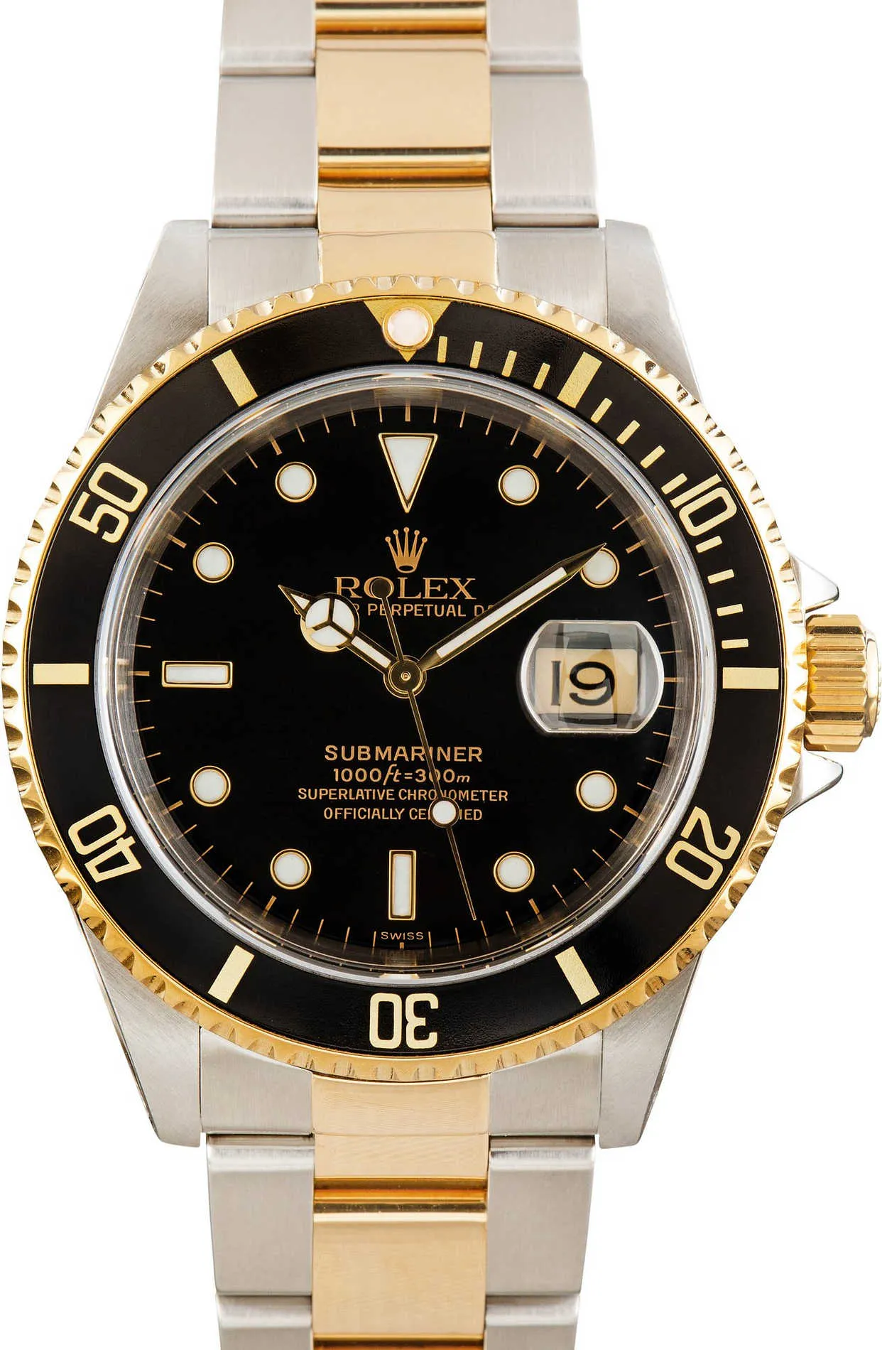 20252016_nn1i1qnxwolh2djztonfn29if780.webp Rolex Submariner Black Dial on Oyster Ref. 16613 with Papers 1990 - Image 1