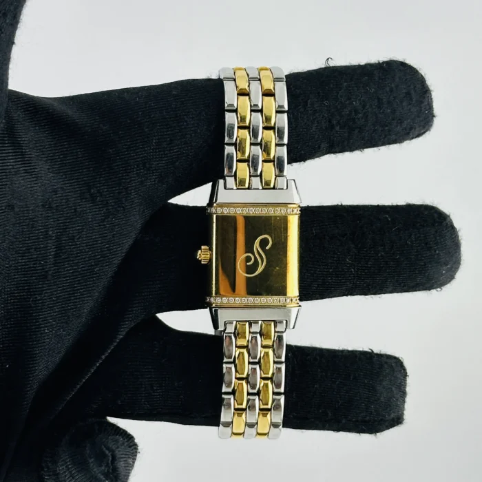 Jaeger-LeCoultre Reverso Florale Silver Arabic Dial on 2-Tone Ref. 265.5.08/Q2655120 - Image 4
