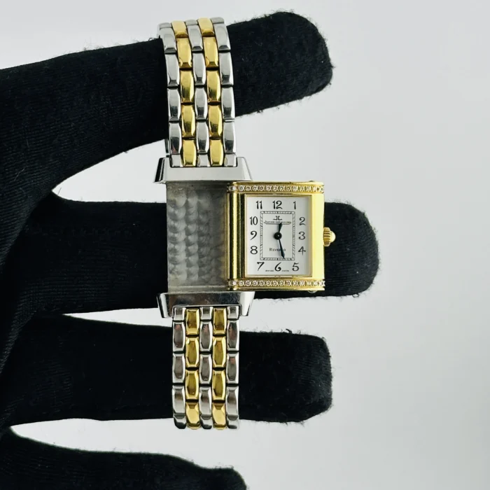 Jaeger-LeCoultre Reverso Florale Silver Arabic Dial on 2-Tone Ref. 265.5.08/Q2655120 - Image 3