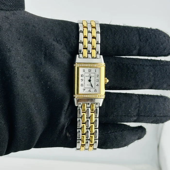 Jaeger-LeCoultre Reverso Florale Silver Arabic Dial on 2-Tone Ref. 265.5.08/Q2655120 - Image 2