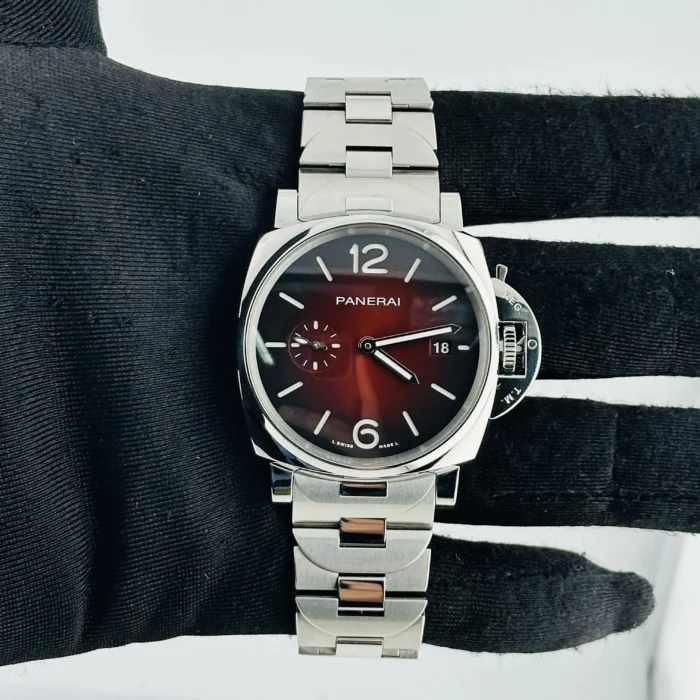 Panerai Luminor Due Burgundy Dial Ref. PAM01539/OP7610 with Card - Image 2