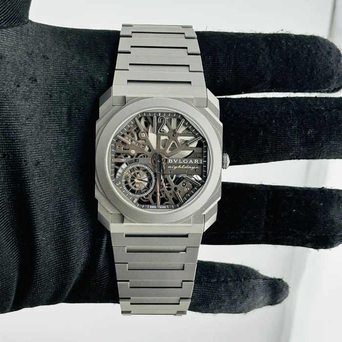 Bvlgari Octo Finissimo Openwork Dial on Bracelet Ref. 103610 with Card 2025 - Image 2