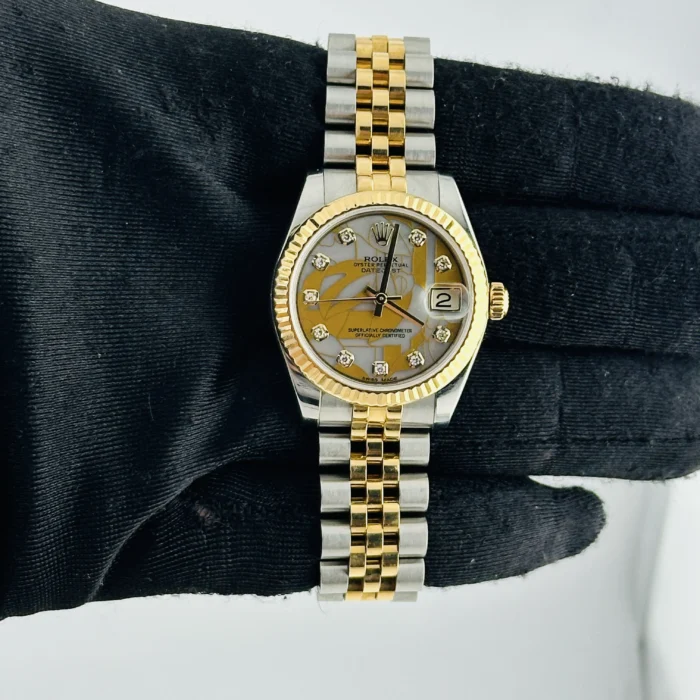 Rolex Datejust Goldust Dream Dial Dial on D-Link Jubilee Ref. 178273 with New Style Card (White) 2015 - Image 2
