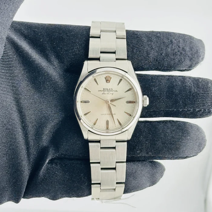 Rolex Air-King Silver Dial on Oyster Ref. 5500 - Image 2