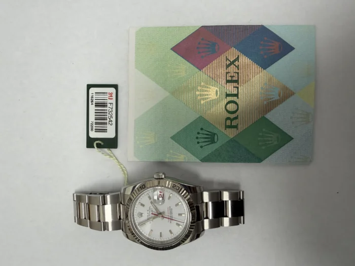 Rolex Datejust White Dial on Oyster Ref. 116264 with Papers 2005 - Image 5