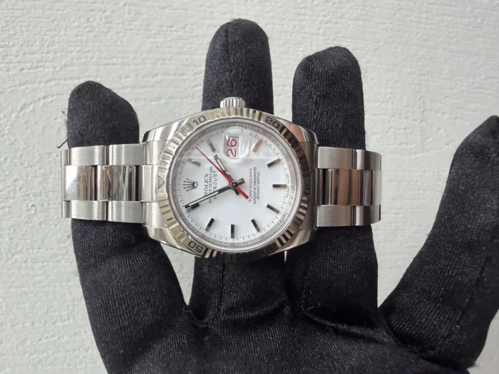 Rolex Datejust White Dial on Oyster Ref. 116264 with Papers 2005 - Image 2