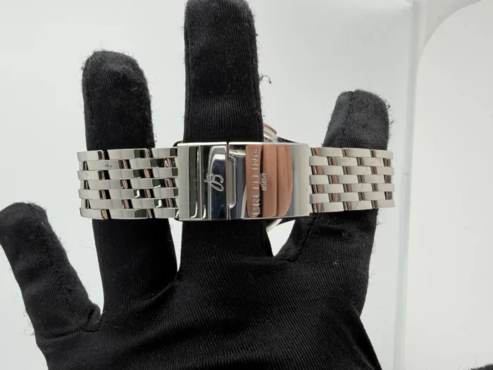 Breitling Premier B01 Green Dial on Bracelet Ref. AB0118 with Card 2019 - Image 3