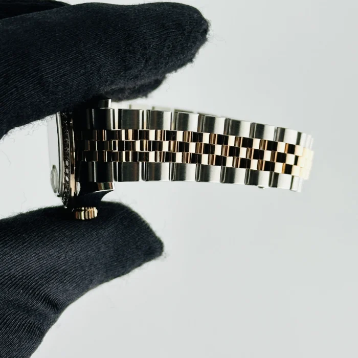 Rolex Datejust Lady Chocolate Diamond Dial on Jubilee Ref. 279381RBR with New Style Card (White) 2018 - Image 5