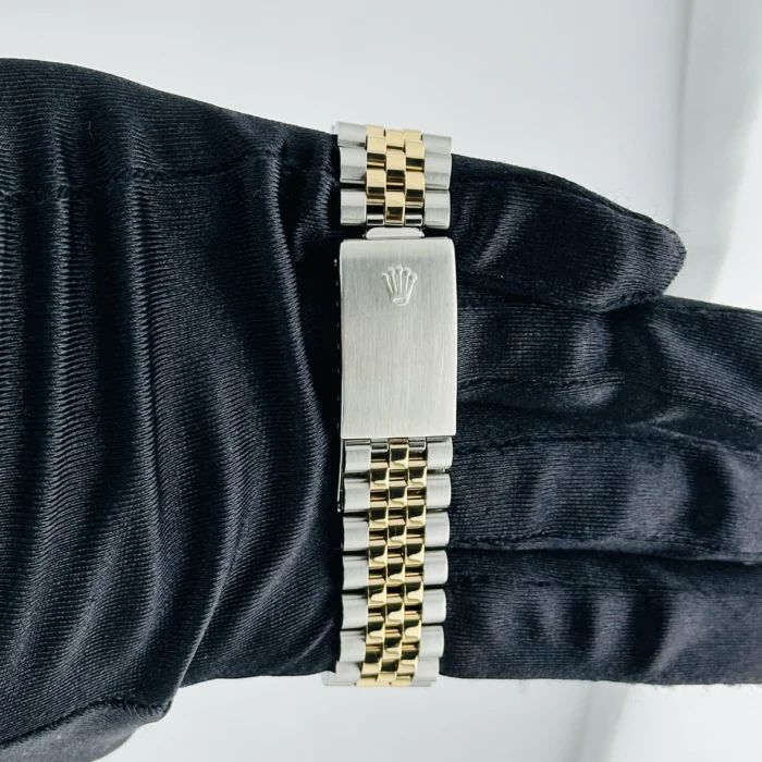 Rolex Datejust White Roman 10 Diamonds Dial on Jubilee Ref. 16233G - Image 3