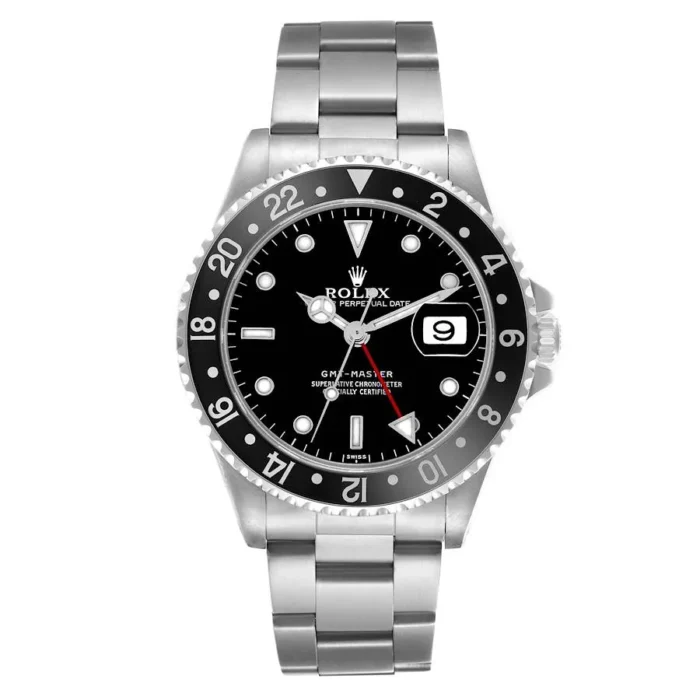 Rolex GMT-Master Black Dial on Oyster Ref. 16700 with Papers 2000 - Image 1