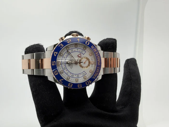 Rolex Yacht-Master II White Dial on Oyster Ref. 116681 with New Style Card (White) 2018 - Image 2