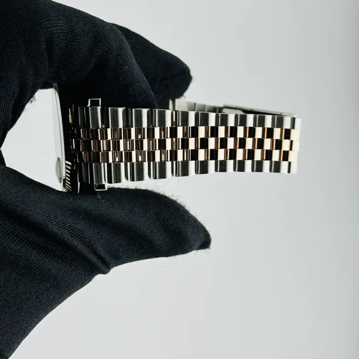 Rolex Datejust Dark Rhodium Index Dial on Jubilee Ref. 126231 with New Style Card (green) 2020 - Image 4
