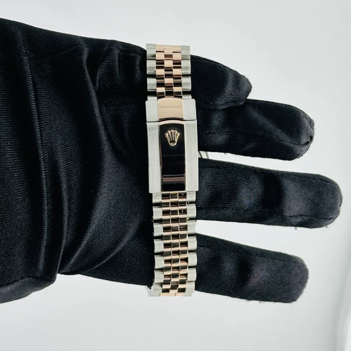 Rolex Datejust Dark Rhodium Index Dial on Jubilee Ref. 126231 with New Style Card (green) 2020 - Image 3