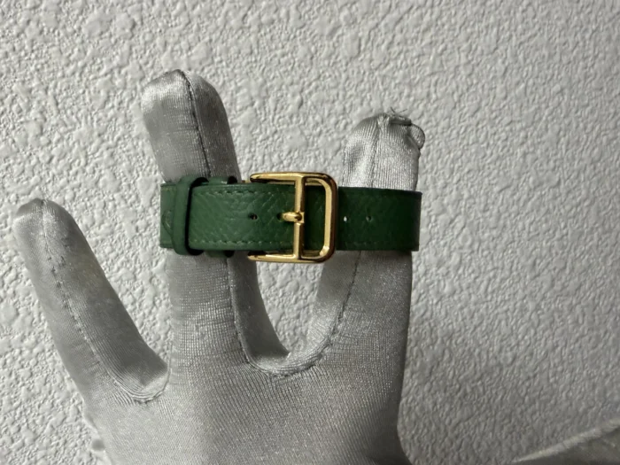 Hermes Medor White Dial on Leather Ref. MEDOR - Image 3