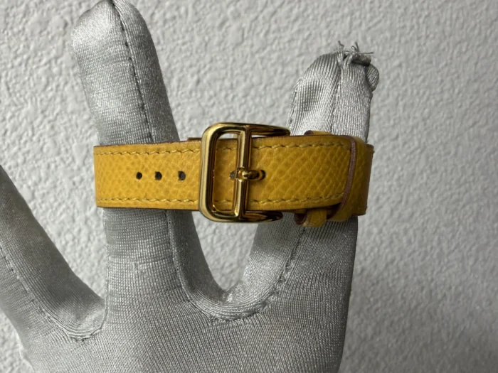 Hermes Medor White Dial on Leather Ref. MEDOR - Image 3