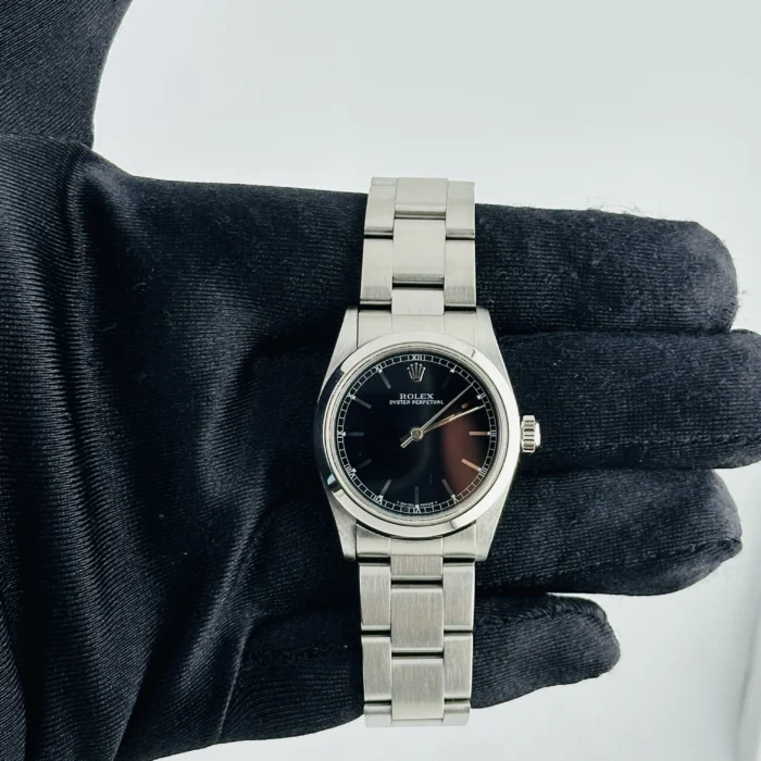 Rolex Oyster Perpetual Black Dial on Oyster Ref. 67480 - Image 2